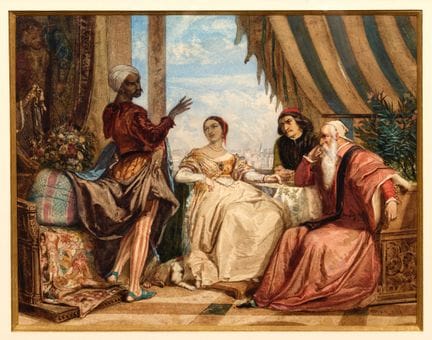 Henri BARON (1816–1885)
Othello und Desdemona, um 