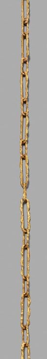 CHAUMET
Demi-parure en or 18K (750) martelé compre