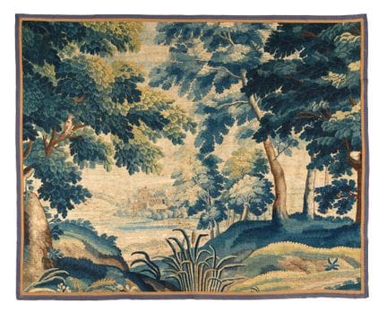Tapisserie dite "Verdure"
à décor polychrome repré