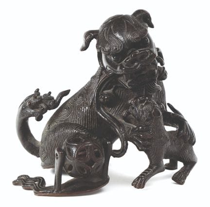 CINA - XVIII/XIX secolo
Statuetta di leone in bron