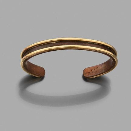 CARTIER SABONA
Bracelet torque en cuivre appliqué 