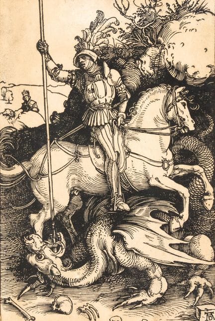 Albrecht DÜRER (1471-1528)
Saint Georges à cheval,