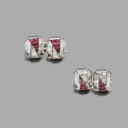 VAN CLEEF & ARPELS
Paire de boutons de manchettes,