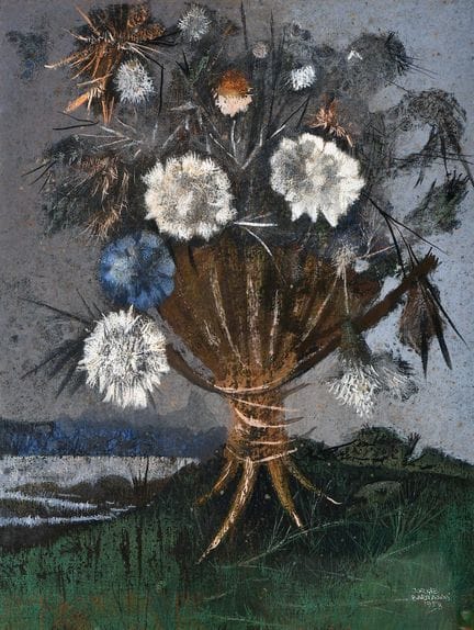 JORGE BARRADAS - 1894-1971 Sans titre (Bouquet de 