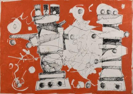 MIGUEL PALMA – geb. 1964 Ohne Titel, Mischtechnik 