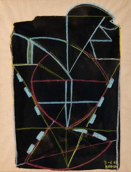 JOAQUIM BRAVO – 1935–1990 Ohne Titel, Mischtechnik
