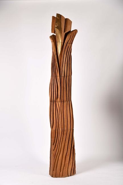 PAULO NEVES - NÉ EN 1959 « Anjo », sculpture en bo