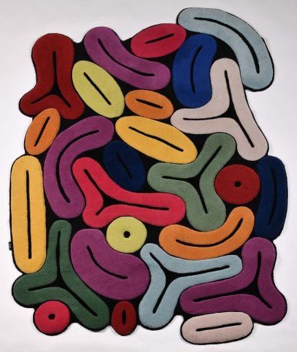 JOANA VASCONCELOS - NÉE EN Tapis « Bombom Tutti Fr