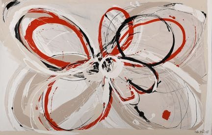 SOFIA AREAL - Née en 1960. Sans titre, acrylique s