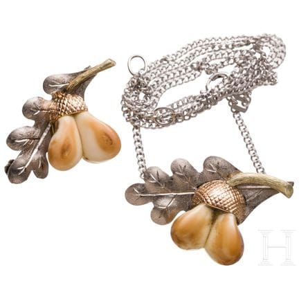 Set di gioielli in oro 14 carati con grandel: spil