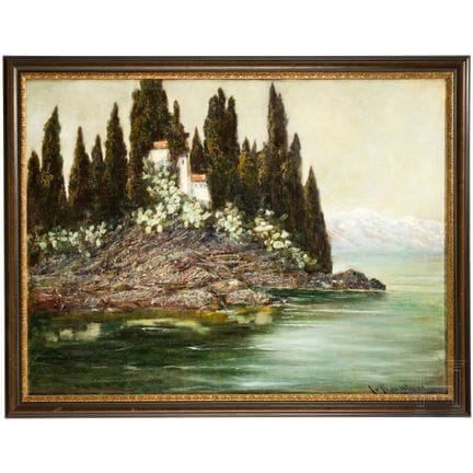 « Southern Landscape », portant la signature « H. 