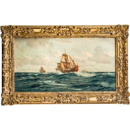 « Les navires de Christophe Colomb », Claus Bergen
