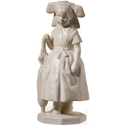 Figura de yeso «Spreewälderin», Karl Himmelstoss, 
