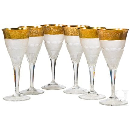 Sei calici da vino "Splendid", Karlsbad, Ludwig Mo