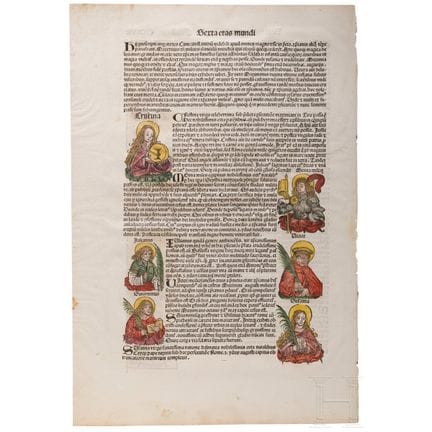 Page CXXVII tirée du « Liber chronicarum » (Chroni