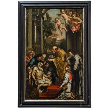 « La dernière communion de saint Jérôme », d'après