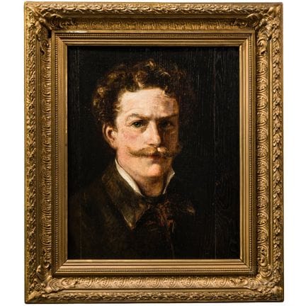 « Portrait d'un homme », attribué à Eduard von Heu