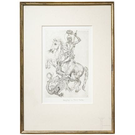 « Saint Georges combattant le dragon », Leo von We