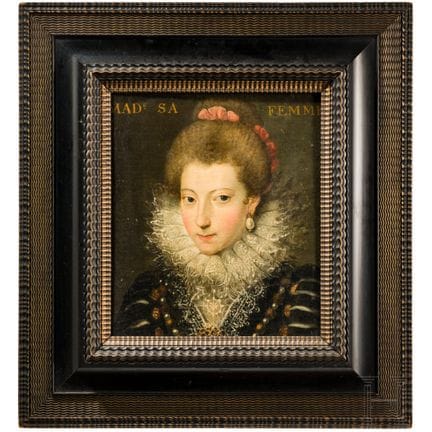« Portrait d'une dame », probablement de l'école f