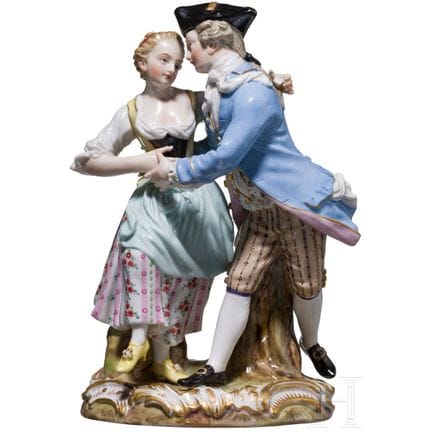 Coppia danzante, Meissen, 1860 - 1924  
Porcellana