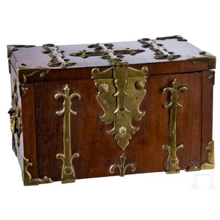 Caja de escritura francesa, hacia 1700  
Caja rect
