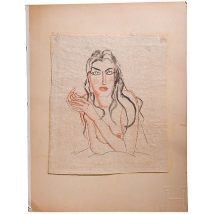 Jacob Wilhelm Fehrle (1884 - 1974), deux dessins a