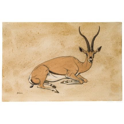« Gazelle », attribuée à Werner Peiner (Düsseldorf
