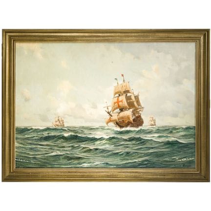 « Sur une longue route » (Sailing ships on a swell