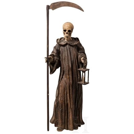 Scultura in legno raffigurante la Morte, Germania,