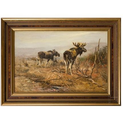 « Elk », Willy Lorenz (1901–1981, Cologne)  
Huile