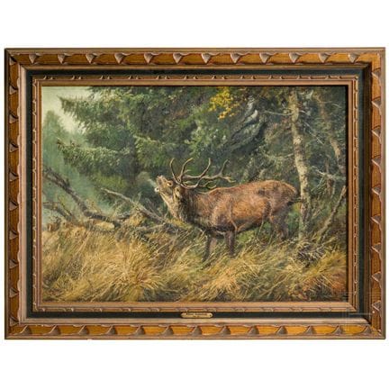 « Le cerf », Wilhelm Buddenberg (Trèves 1890 – 196