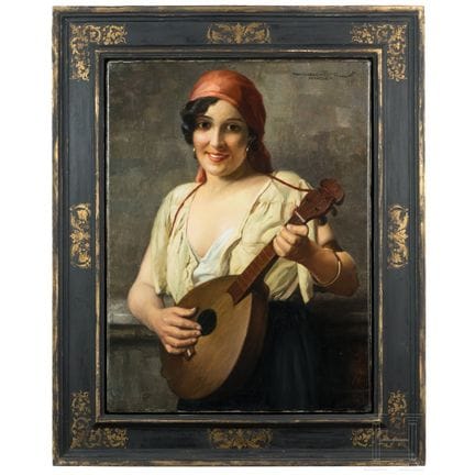 Hans Hassenteufel (1887 - 1943), « Musicienne à la