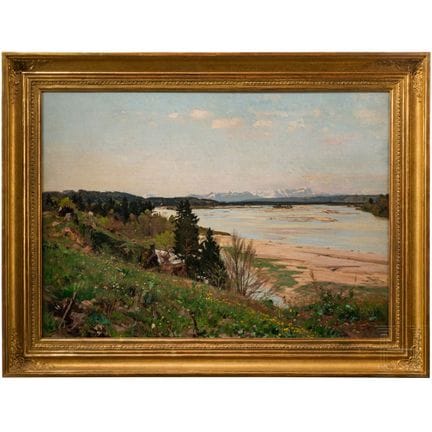 « Les plaines inondables de l’Isar », Otto Strütze