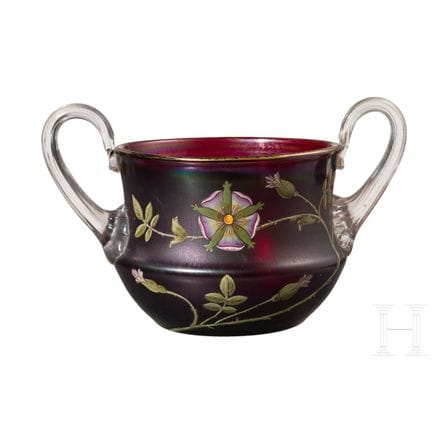 Vaso, Ferdinand von Poschinger, 1900 circa  
Vetro