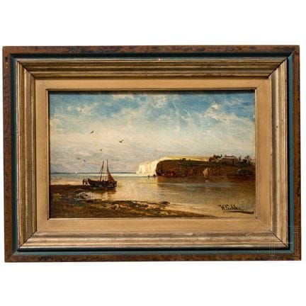 « Paysage côtier », Hermann Eschke (1823–1900, Ber