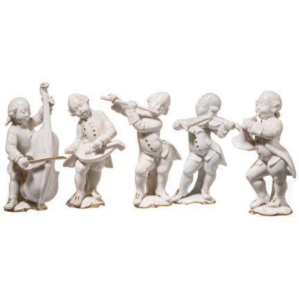 Cinco putti tocando instrumentos, Karl Himmelstoss