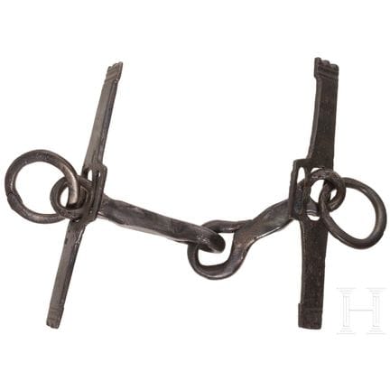 Late Roman full-cheek snaffle, late 3rd–4th centur