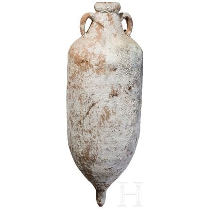 Late Roman amphora from North Africa (cylindrical 