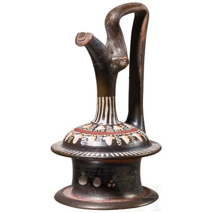 Jug (Epichysis), peint dans le style de Gnathia, o