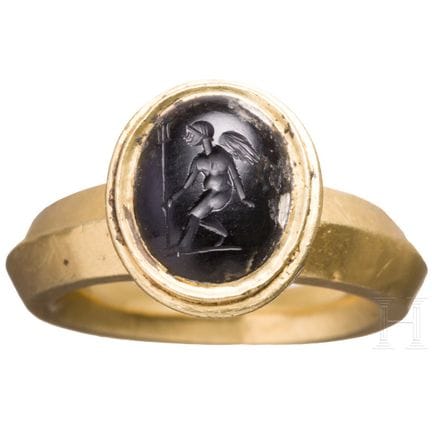 Early Byzantine gold ring (5th–6th centuries A.D.)