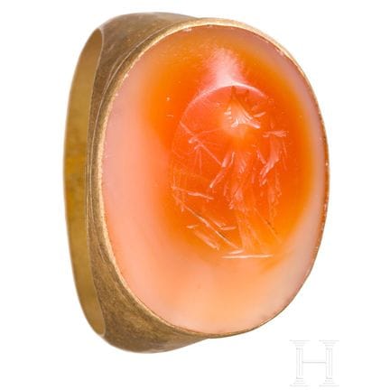Bague en or de la période hellénistique tardive – 