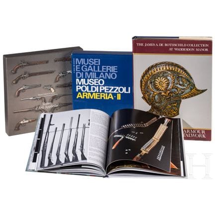 Une collection d'ouvrages consacrés aux armes blan