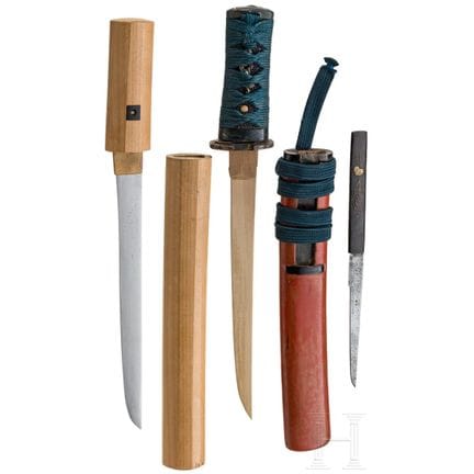 Un tanto giapponese con shirasaya, fine del period