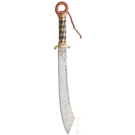 Spada cinese con pomello ad anello, XIX secolo  
L