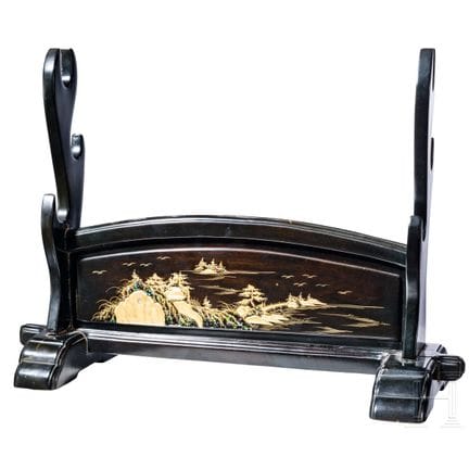Supporto per spade giapponesi (katana kake), perio