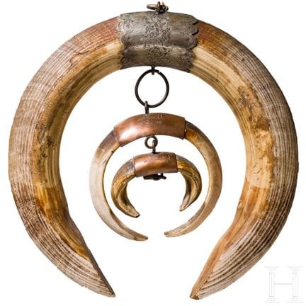 Pectoral ottoman pour chevaux ou chameaux, XIXe si
