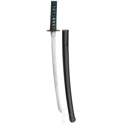 Un wakizashi giapponese, fine del periodo Muromach