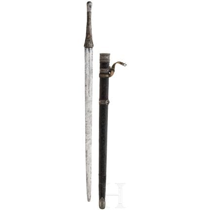 Silver-mounted kattara, Oman, 19th century.  
Älte
