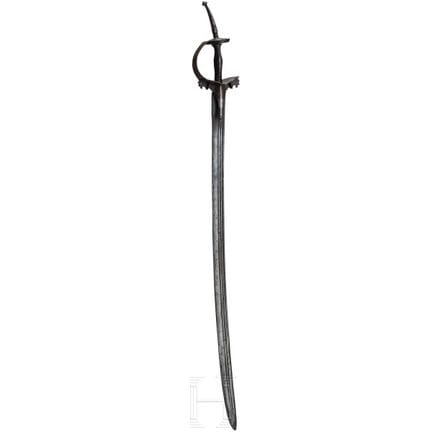 Tegha indiano in ferro, fine XVIII secolo  
Lama l