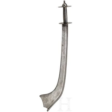 Una pesante spada kora nepalese, del 1900 circa  
